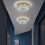 50CM Crystal Chandelier Modern Flush Mount Ceiling Light