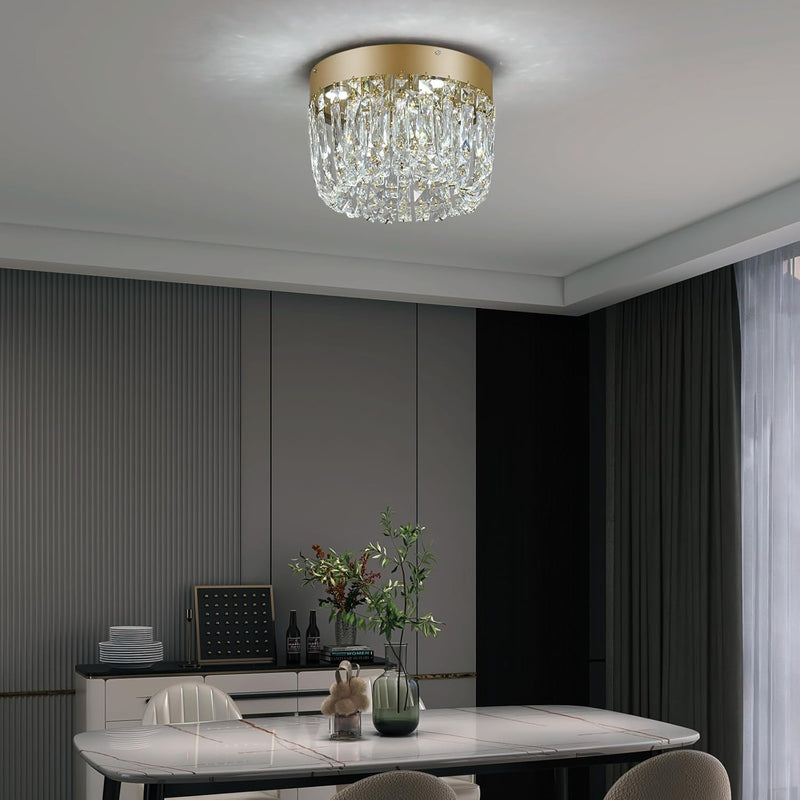 50CM Crystal Chandelier Living Room Ceiling Light Fixture