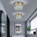 50CM Crystal Chandelier Modern Flush Mount Ceiling Light