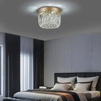 50CM Crystal Chandelier Modern Flush Mount Ceiling Light