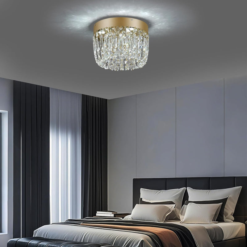 50CM Crystal Chandelier Living Room Ceiling Light Fixture