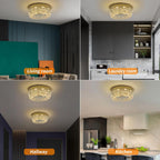 50CM Crystal Chandelier Modern Flush Mount Ceiling Light