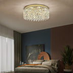 50CM Crystal Chandelier Modern Flush Mount Ceiling Light