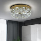 50CM Crystal Chandelier Modern Flush Mount Ceiling Light