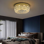 50CM Crystal Chandelier Modern Flush Mount Ceiling Light