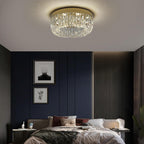 50CM Crystal Chandelier Modern Flush Mount Ceiling Light