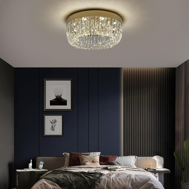 50CM Crystal Chandelier Living Room Ceiling Light Fixture