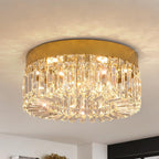 50CM Crystal LED Chandelier Modern Flush Mount Ceiling