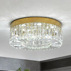 50CM Crystal LED Chandelier Modern Flush Mount Ceiling