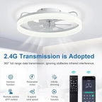 50CM Modern Ceiling Fans with Lights Reversible Remote
