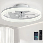50CM Modern Ceiling Fans with Lights Reversible Remote