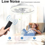 50CM Modern Ceiling Fans with Lights Reversible Remote
