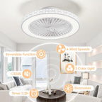 50CM Reversible Ceiling Fans with Lights and Remote