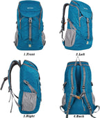 50L 60L 70L Lightweight Hiking Backpack Foldable -Functional