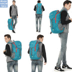 50L 60L 70L Lightweight Hiking Backpack Foldable -Functional