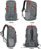 50L 60L 70L Lightweight Hiking Backpack Foldable -Functional