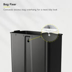 50L Kitchen Pedal Bin Soft Close Stay-Open Lid