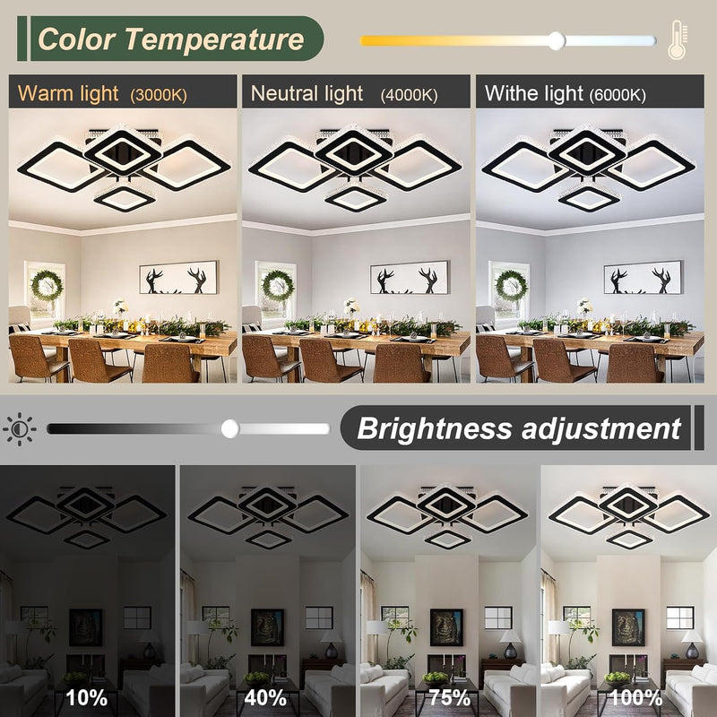 50W LED Ceiling Light 3606lm Dimmable Lights