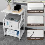 50x40x73CM Large Printer Stand Storage Unit with Adjustable