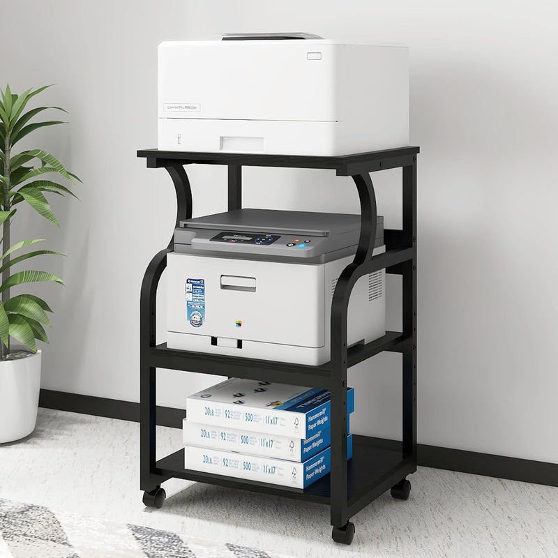 50x40x73CM Large Printer Stand Storage Unit with Adjustable