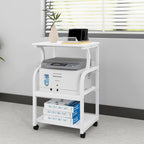 50x40x73CM Large Printer Stand Storage Unit with Adjustable