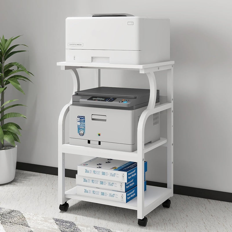 50x40x73CM Large Printer Stand Storage Unit with Adjustable