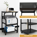 50x40x73CM Large Printer Stand Storage Unit with Adjustable