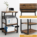 50x40x73CM Large Printer Stand Storage Unit with Adjustable