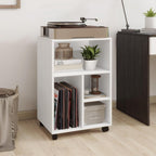 50x40x75CM Mobile Filing Cabinet with 4 Open Compartments