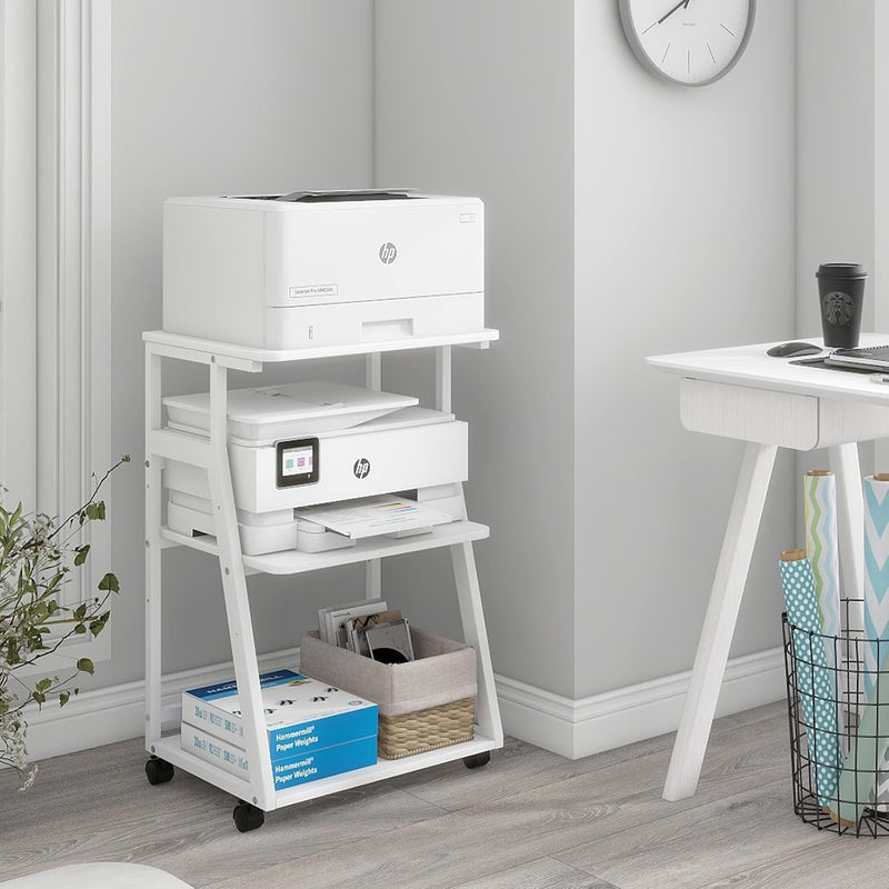 50x40x75CM Printer Stand 3 Tier Table with Storage