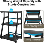 50x40x75CM Printer Stand 3 Tier Table with Storage