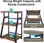 50x40x75CM Printer Stand 3 Tier Table with Storage