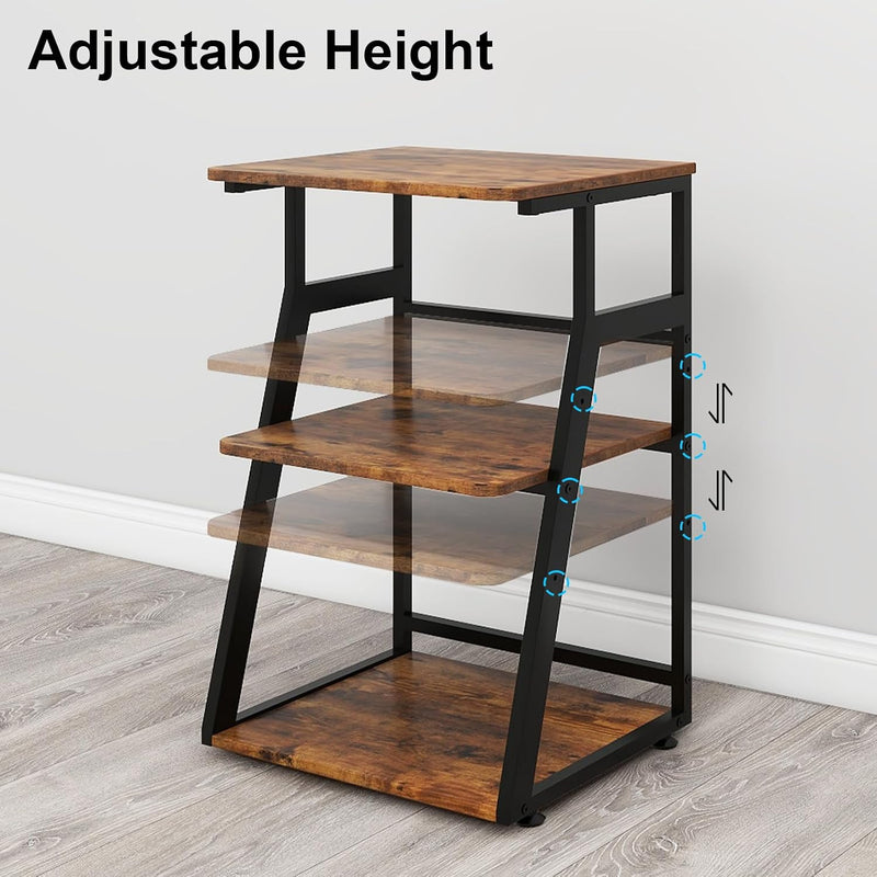 50x40x75CM Printer Stand 3 Tier Table with Storage