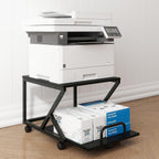 50x50CM 2-Tier Printer Stand with Pull Out Shelf