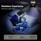 52 Inch Ceiling Fan Lights with Remote Control