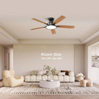 52 Inch Ceiling Fan Lights with Remote Control