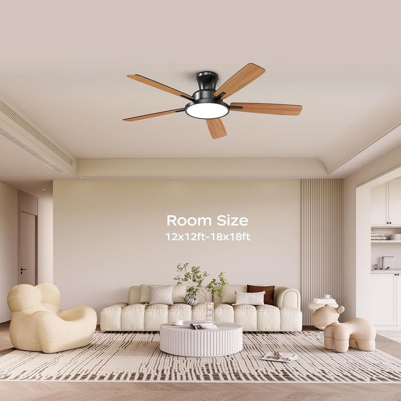 52 Inch Ceiling Fan Lights with Remote Control