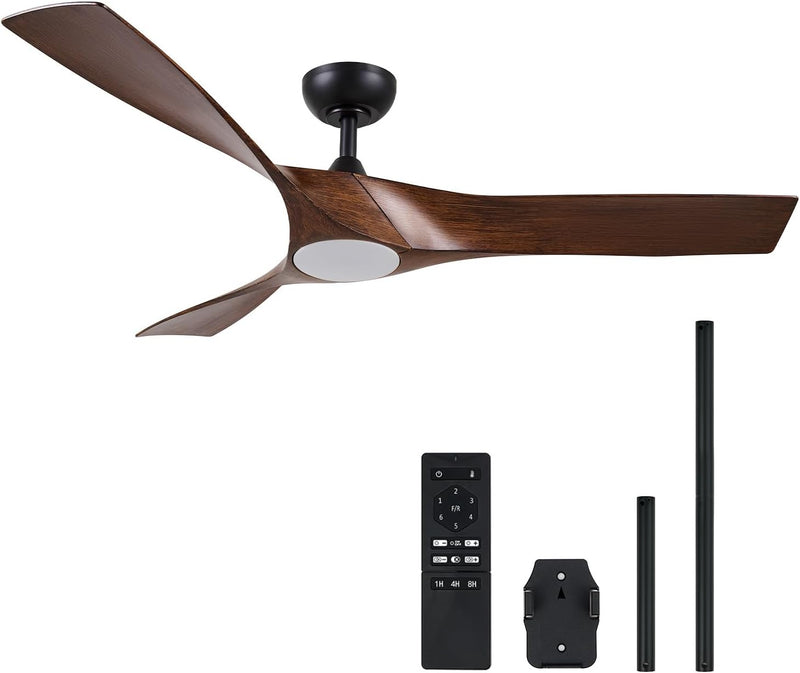 52 Inch Ceiling Fan with Light Remote Control