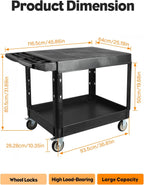 550lbs Heavy Duty Utility Cart on Wheels 2