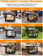 550lbs Heavy Duty Utility Cart on Wheels 2