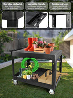 550lbs Heavy Duty Utility Cart on Wheels 2