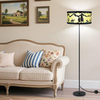 59" Farmhouse Floor Lamps for Living Room Rustic