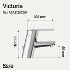 5a3125c00 Chrome V2 Deck Mount Basin Mixer