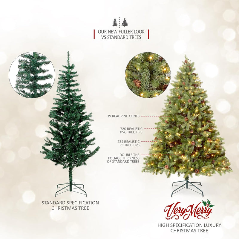 5FT 'ascot' Pre-Lit Christmas Tree with 200 Built