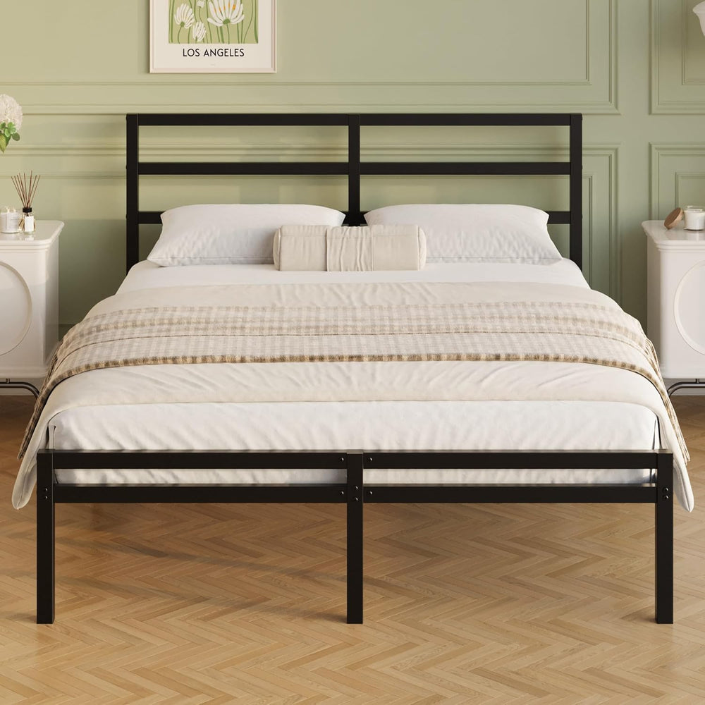 5FT Bed Frame with Headboard and Footboard 30