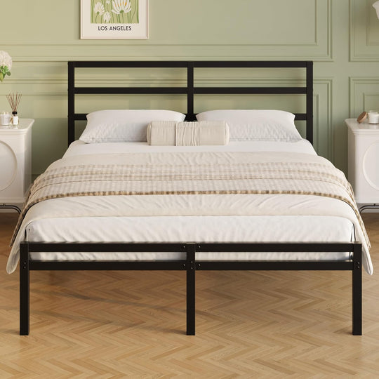 5FT Bed Frame with Headboard and Footboard 30