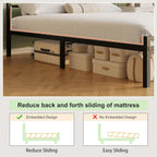 5FT Bed Frame with Headboard and Footboard 30