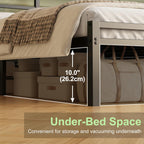 5FT Bed Frame with Headboard and Footboard 30