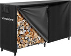 5FT Heavy Duty Firewood Rack with Cover Combo