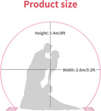 .5FT Round Backdrop Stand Circle Balloon Arch Frame